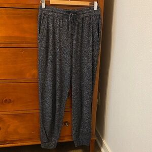 Quince Charcoal Brushed Knit Lounge Jogger